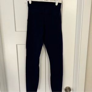 Lululemon in still leggings navy blue size 4